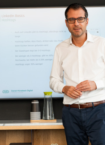 LinkedIn Schulung für Unternehmen mit Daniel Hünebeck